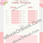 Skincare Daily Routine Planner